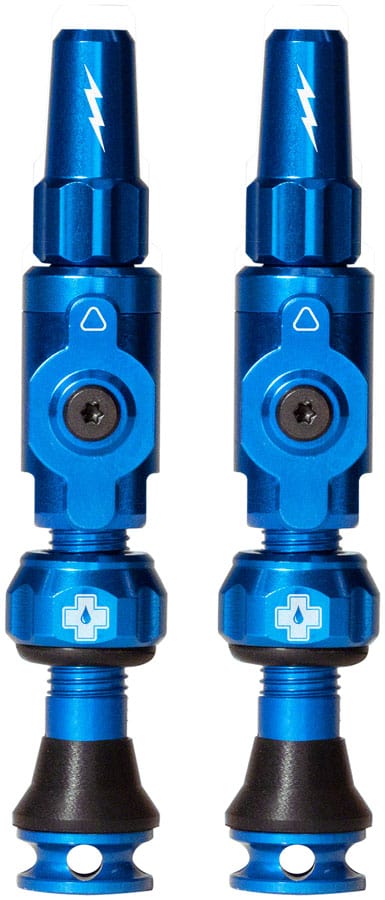 Muc-Off Tubeless Valves Muc-Off Big Bore Lite Tubeless Valve Stems - Small 30mm Blue