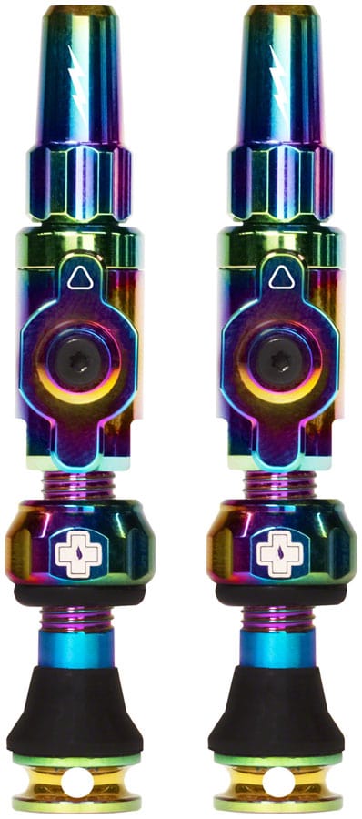 Muc-Off Tubeless Valves Muc-Off Big Bore Lite Tubeless Valve Stems - Small 30mm Iridescent