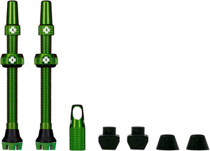 Muc-Off Tubeless Valves Muc-Off V2 Tubeless Valve Kit - Green 44mm Pair