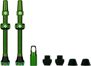 Muc-Off Tubeless Valves Muc-Off V2 Tubeless Valve Kit - Green 60mm Pair