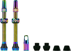 Muc-Off Tubeless Valves Muc-Off V2 Tubeless Valve Kit - Iridescent 60mm Pair