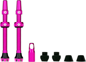 Muc-Off Tubeless Valves Muc-Off V2 Tubeless Valve Kit - Pink 60mm Pair