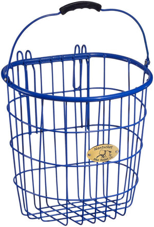 Nantucket Bike Basket Baskets Nantucket Surfside Rear Wire D Pannier Basket - Blue