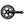 New Albion Cycles Cranksets and Arms 170Mm / 34/46T / Black New Albion XDD Road Crankset