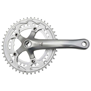 New Albion Cycles Cranksets and Arms 170Mm / 34/46T / Silver New Albion XDD Road Crankset