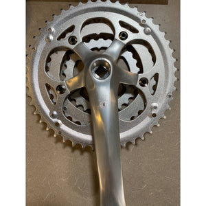 New Albion Cycles Cranksets and Arms New Albion Cycles XDT Crankset 26/36/48t 170mm - Silver