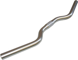 Nitto Cruiser/Multi-Position Handlebar Nitto B206 Nordeast Handlebar 25.4mm Bar Clamp 20 Degree Bend 15mm Rise 525 Width Chromoly Silver