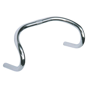 Nitto Handlebars Nitto B123 Cr. Mo. Track 25.4mm 420mm 108mm 170mm Chrome Track Chromoly