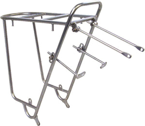 Nitto Rear Rack Nitto Mt-Campee Rear Mount Bicycle Rack: Silver