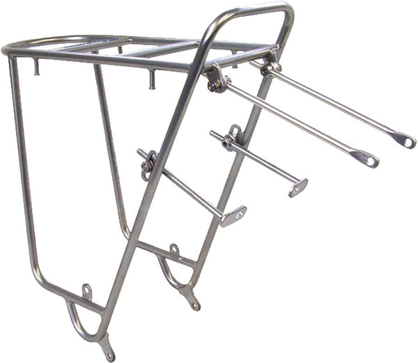 Nitto Rear Rack Nitto Mt-Campee Rear Mount Bicycle Rack: Silver