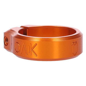 OAK Components Binders - Bolt-on OAK Components Orbit Seatpost Clamp 36.4mm Orange