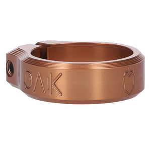 OAK Components Binders - Bolt-on OAK Components Orbit Seatpost Clamp 38.5mm Copper