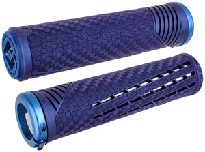 ODI Grips Blue ODI CF V2.1 Grips - Blue Lock-On