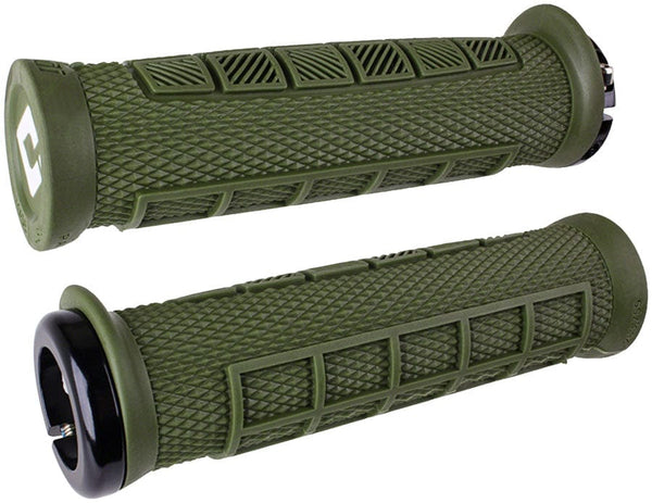 ODI Grips Green/Black ODI Elite Pro V2.1 Grips - Turquoise/Black Lock-On