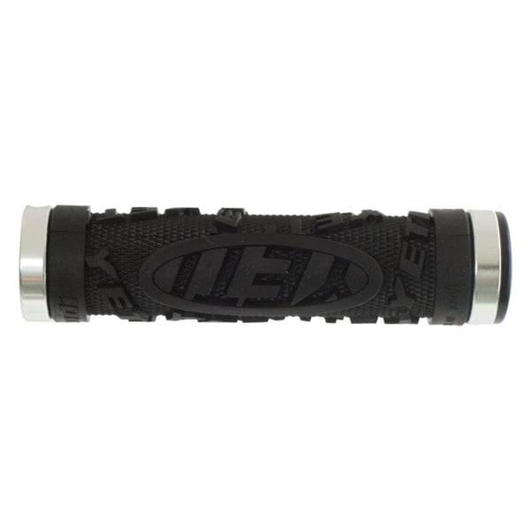Odi Grips Odi YETI HARD CORE Black w/ Silver Clamps 130mm Dual Lock On