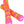 ODI Grips Pink/Yellow Swirl / Flangeless ODI Hucker Grips