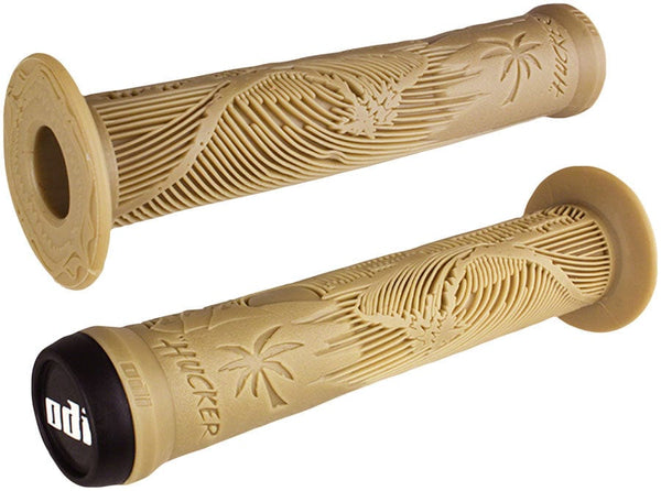 ODI Grips Tan / Flange ODI Hucker Grips