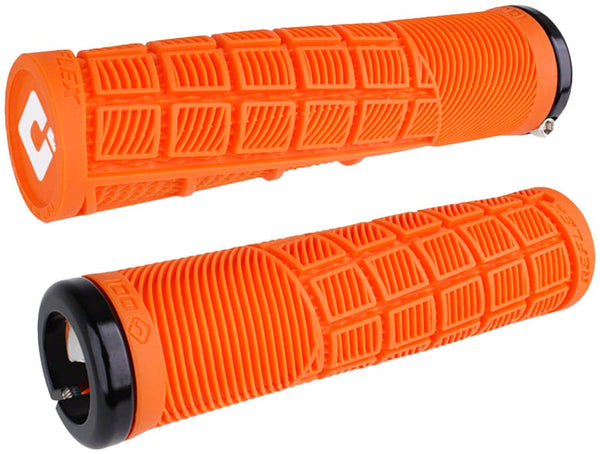 ODI Grips White/Orange ODI Reflex v2.1 Lock-On Grips - Black/Black