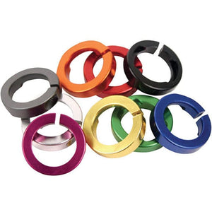 ODI Lock-On Grip Clamps Purple ODI Lock-Jaw MTB/BMX Grip Clamps