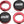 ODI Lock-On Grip Clamps Red ODI Lock-Jaw MTB/BMX Grip Clamps