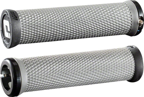 ODI Lock-On Grips Graphite Black ODI Lock-On MTB Bonus Pack Elite Motion - Mint
