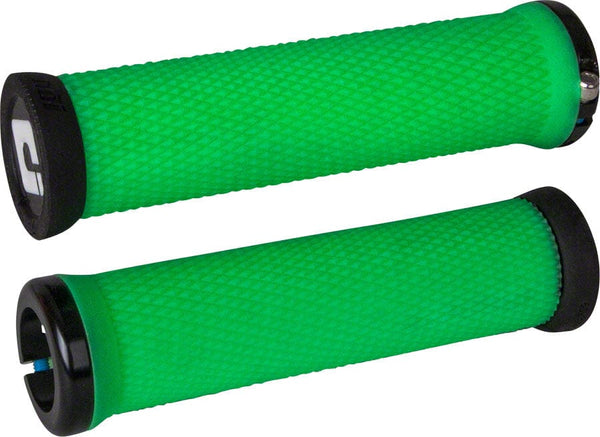 ODI Lock-On Grips Retro Green ODI Lock-On MTB Bonus Pack Elite Motion - Mint