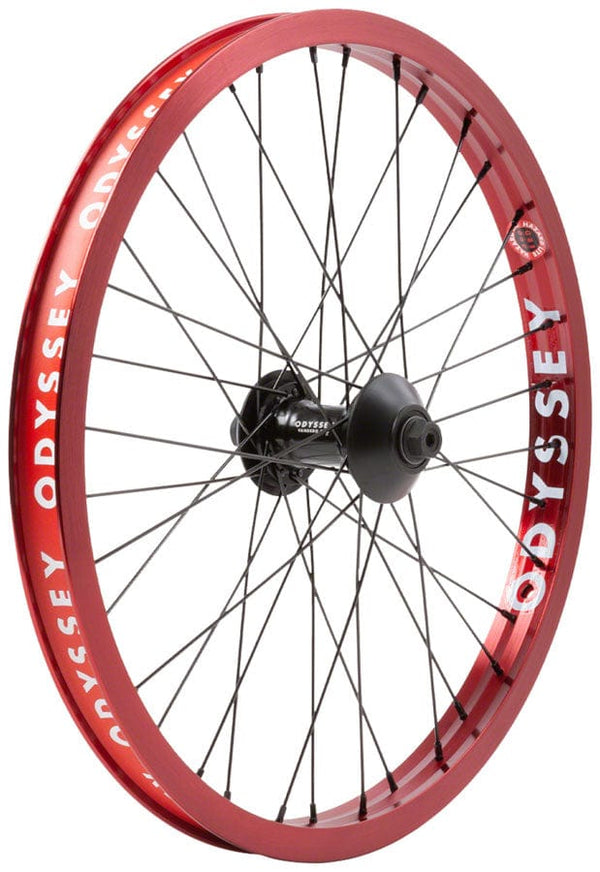 Odyssey Front Wheel 20" / Anodized Red Odyssey Hazard Lite Front Wheel