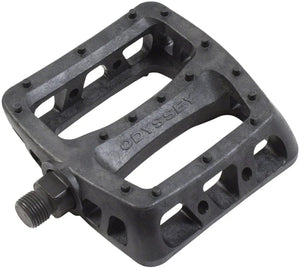 Odyssey Pedal Odyssey Twisted PC Pedals - Platform, Composite/Plastic, 1/2", Black