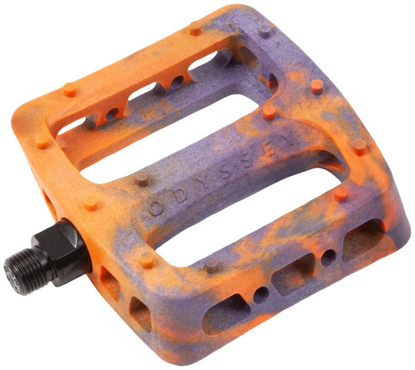 Odyssey Pedals Purple/Orange Swirl Odyssey Twisted Pro PC Pedals