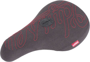 Odyssey Saddles Odyssey Big Stitch BMX Seat - Pivotal Black/Red Fat