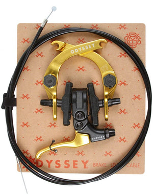 Odyssey U-Brakes Anodized Gold / Yes / Rear Only Odyssey EVO 2.5 U-Brake and Lever Kits