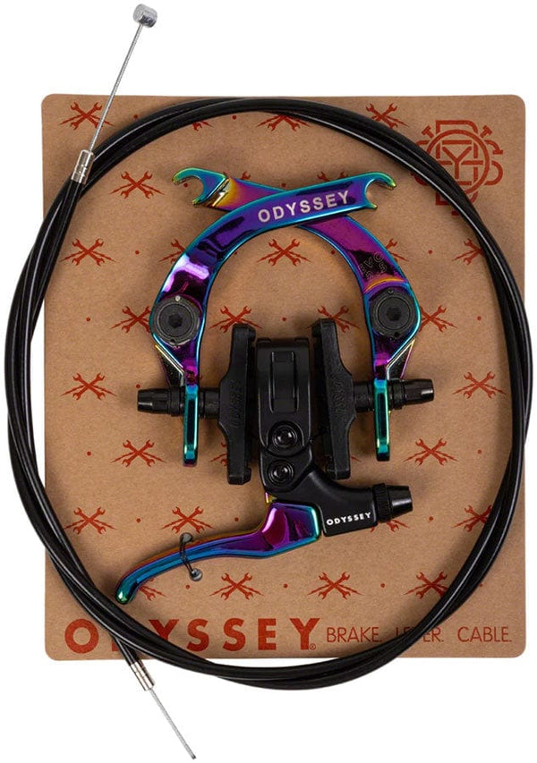 Odyssey U-Brakes Oil Slick (Multi-Color) / Yes / Rear Only Odyssey EVO 2.5 U-Brake and Lever Kits