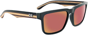 Optic Nerve Sunglasses Black Wood Temple Optic Nerve ONE Mashup Polarized Sunglasses