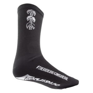 Origin8 Apparel Origin8 Hi-Fi Cycling Socks  SM/MD Unisex Black Hi-Fi