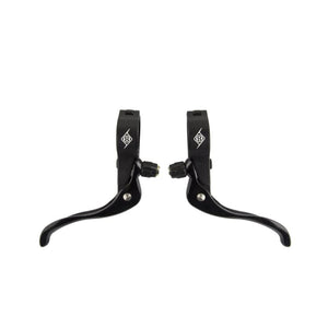 Origin8 Brake Levers Origin8 Cross Top Mount Levers Black Pair 2 Finger Short Pull 26.0