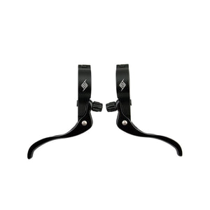Origin8 Brake Levers Origin8 Cross Top Mount Levers Black Pair 2 Finger Short Pull 31.8