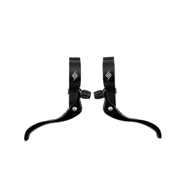 Origin8 Brake Levers Origin8 Cross Top Mount Levers Black Pair 2 Finger Short Pull 31.8