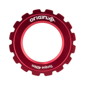 Origin8 Brakes Origin8 CenterLock Disc Lockring Red Rotor