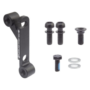 Origin8 Brakes Origin8 Vise IS Mount to Flat Mount Disc Adapter FT/RR IS Mount Flat Mount Black +20mm