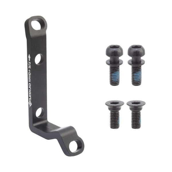 Origin8 Brakes Origin8 Vise Post Mount to Flat Mount Disc Adapter FT/RR 140mm/160mm/180mm Post Mount Flat Mount Black +0mm