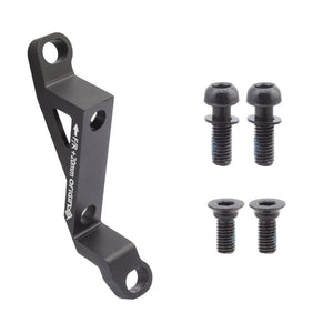 Origin8 Brakes Origin8 Vise Post Mount to Flat Mount Disc Adapter FT/RR Post Mount Flat Mount Black +20mm