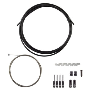 Origin8 Cables and Housing Origin8 Slick Compressionless 1x Gear Cable/Housing Kit Rear 2500mm/2800mm 4mm/1.1mm Black MTB/Road Compressionless