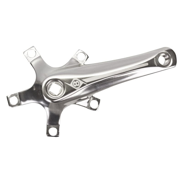 Origin8 Cranksets and Arms Origin8 Alloy Crank Set 155mm 107 SQR JIS crankset silver