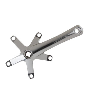 Origin8 Cranksets and Arms Origin8 Alloy Triple Crank Arm Set 155mm 113.5mm Square Taper JIS crankset silver
