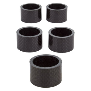 Origin8 Headsets Origin8 3K Carbon Fiber Headset Spacers SHIS Spacer 1` x 20mm Carbon 5 Spacers Carbon