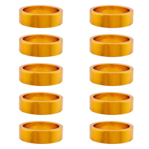 Origin8 Headsets Origin8 Alloy Headset Spacers SHIS Spacer 1-1/8` x 10mm Gold 10 to a bag Alloy