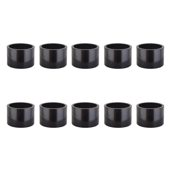 Origin8 Headsets Origin8 Alloy Headset Spacers SHIS Spacer 1` x 20mm Black 10 to a bag Alloy