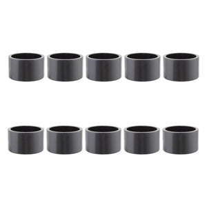 Origin8 Headsets Origin8 Bulk Alloy Headset Spacers SHIS Spacer 1-1/8` x 20mm Black Jar of 10