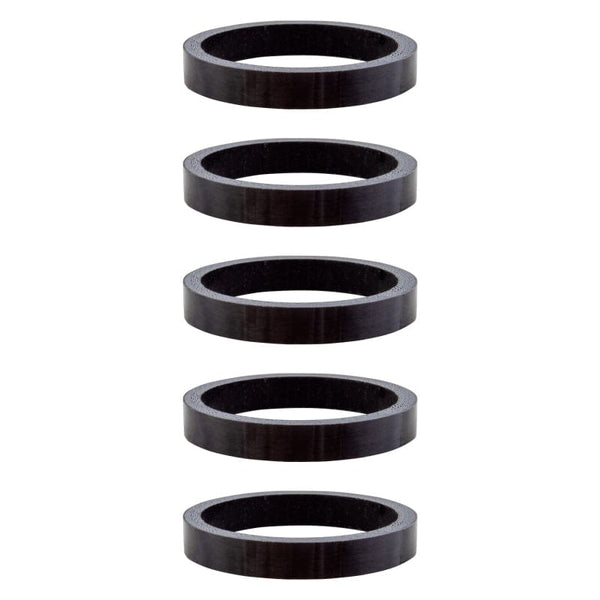 Origin8 Headsets Origin8 UD Carbon Fiber Headset Spacers SHIS Spacer 1-1/8` x 5mm Carbon 5 Spacers Carbon