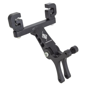 Origin8 Hydration Origin8 HydroRail Dual Cage Saddle Mount  AL6061 Black Saddle Rail